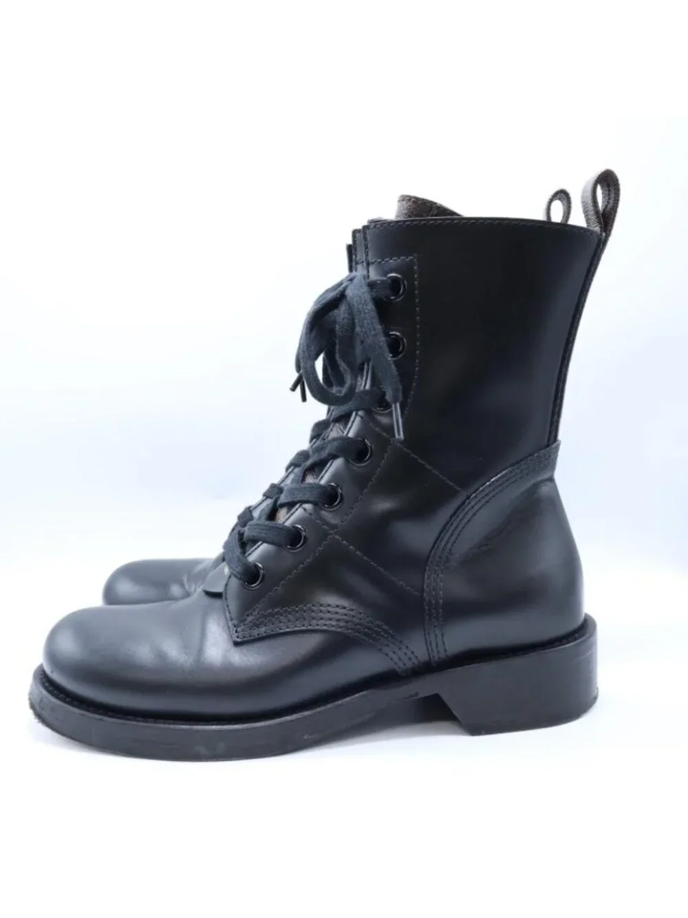 Louis Vuitton Metropolis Line Monogram Leather Ankle Lace Up Short Boots 36 - Picture 2 of 10